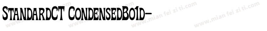 StandardCT CondensedBo1d字体转换